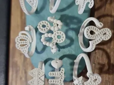 horoscope rings 3D model