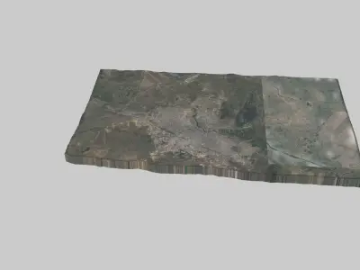 ASTANA City Low-poly 3D model