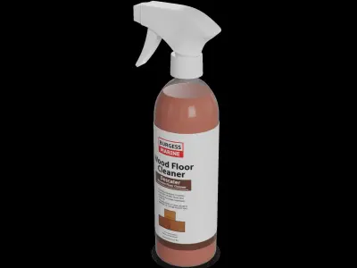 Floor and carpet cleaners Wood Floor Cleaner Low-poly 3D model