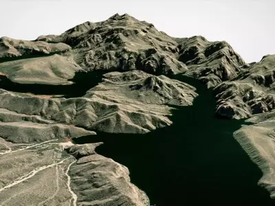 Saguaro Lake Arizona USA 3D model