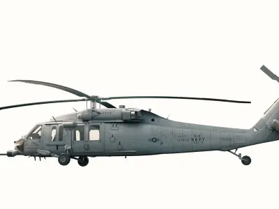 Pave Hawk Helicopter LOD 2 