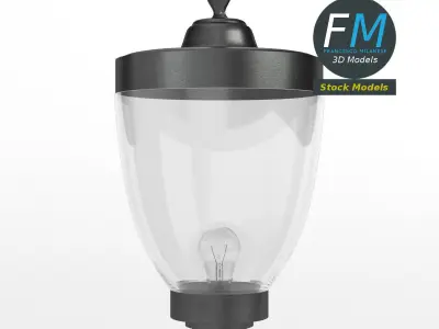 Vintage street lamp 3D model