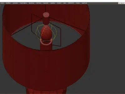 Muguet Table Lamp Low-poly 3D model