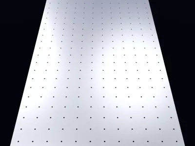 Perforated panel with 1 percent opening 25O58 3D model