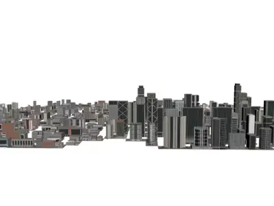 city backup Free low-poly 3D model