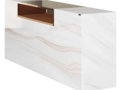 glass sideboard 3D model