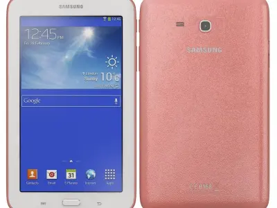 Samsung Galaxy Tab 3 Lite 7 0 3G Pink 3D model