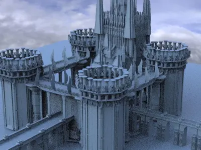 Magna Carter Fortress 1  3D model