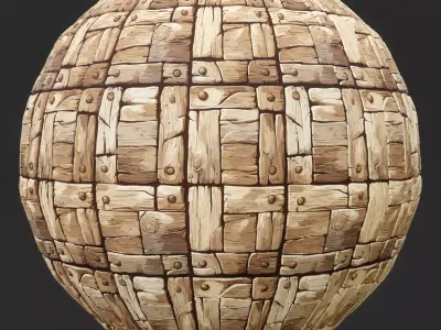 Stylized Wood Seamless Texture  Texture