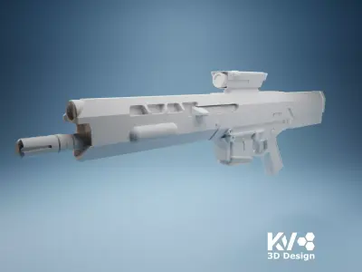 KV-Oblivion Jacks Rifle 1-12 scale 3D print model