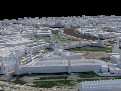 Moscow - Russia 3D model