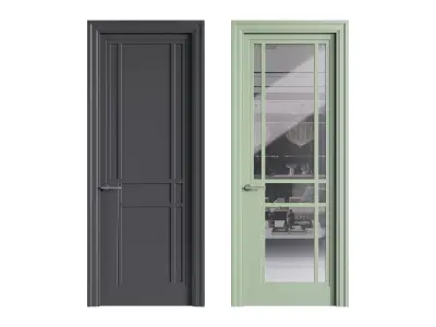 Modern entrance door 53 3D model