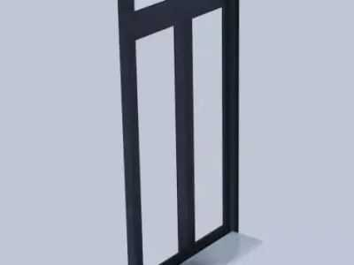 window 3D model 9