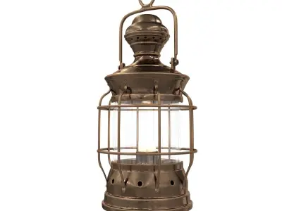 Old Lamp 5 3D model