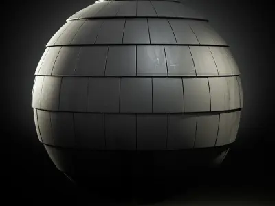 Seamless PBR Scanned European Roof Tiles - 2x Designs Texture