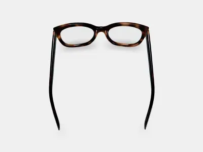 Tatum Eyeglasses in Cognac Tortoise 3D model