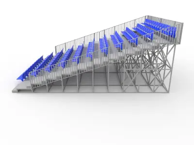 Bleachers 40 3D model