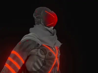 Zero Cyberpunk 3D model