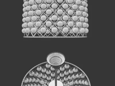 Lamp Zig Zag Timothy Oulton - Home Concept 2018 3D model