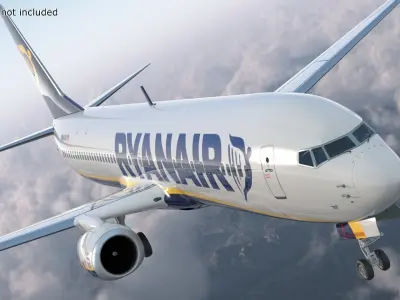  Ryanair Boeing 737-900 with Cabin and Doors 