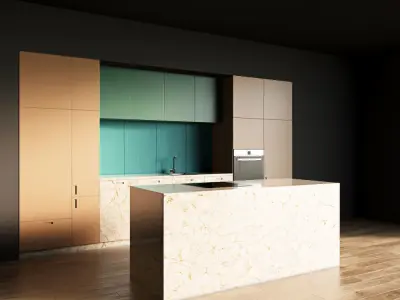 69-Kitchen9 matte 6 3D model