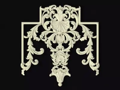 dekor ornate design 3D model 6