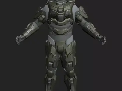 MK Armor  3D model