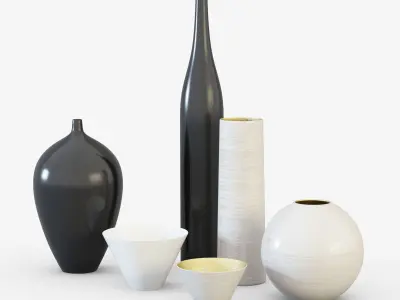 Ornamental vases 3D model