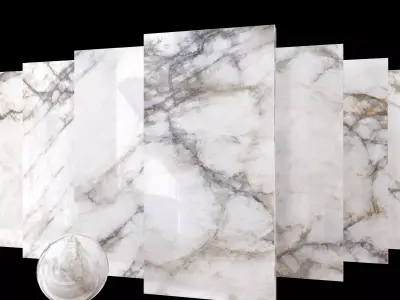 Marble Set Museum Crystal White 80x160 Texture