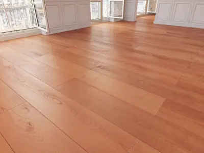 Wooden floor 28 WITHOUT PLUGINS 3D model