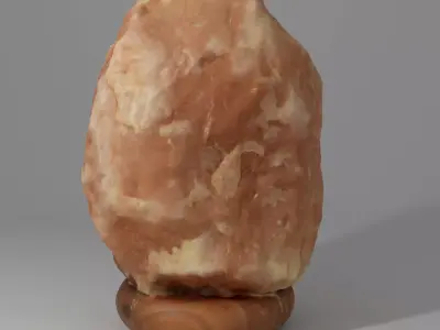 Rock salt lamp Free 3D model