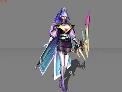 Miya Atomic Pop Miya Low-poly 3D model