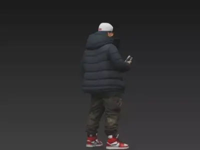 Urban Hypebeast - Modern Streetwear Character 3D model