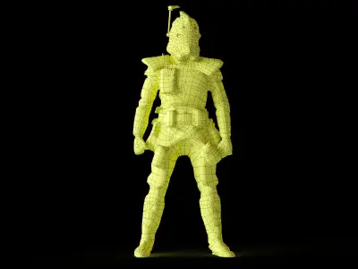 Clone Figure 3d model Scan Low-poly 3D model