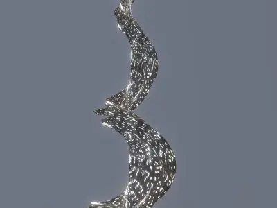 Sci Fi Tower 4 3D model