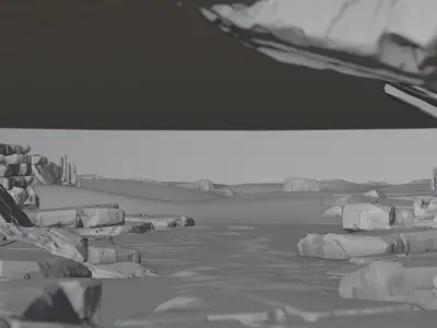 Desert Landscape 3D model