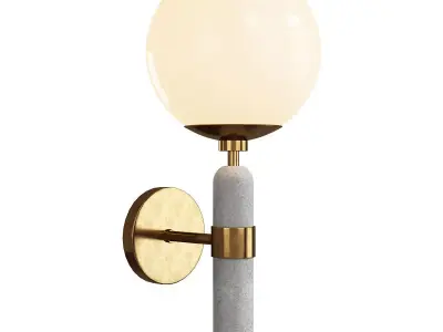Brielle Sconce Low-poly 3D model
