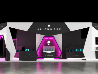 Exhibition Booth Stall Design 3D model