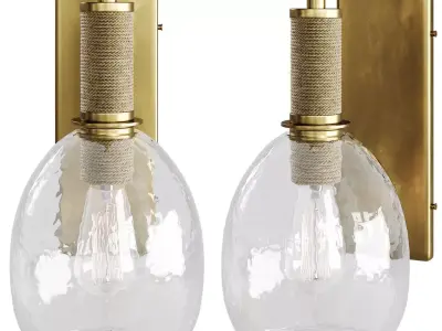 Palecek Bronson Wall Sconce 3D model