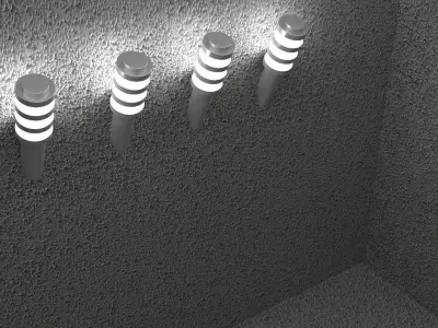 Yard Lights 3D model