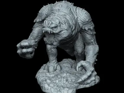 Rancor from Return Of The Jedi - 3D Printable 3D print model