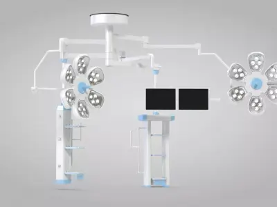 Surgical Lighting System 3D model