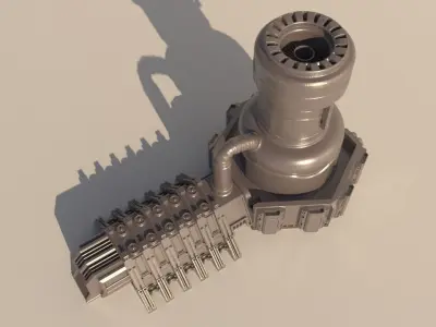 SCI-FI STORAGE TANK for 3Dprint 3D print model