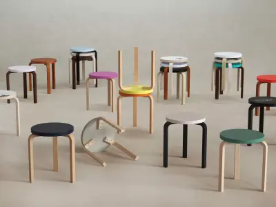 Stool 60 3D model