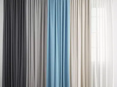 Curtain 221 3D model