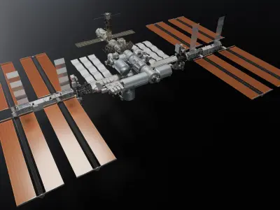 NASA International Space Station 3D model
