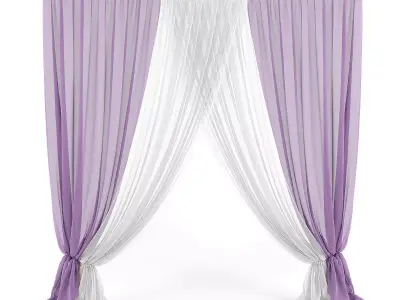 Curtain 3D model 28 3D model