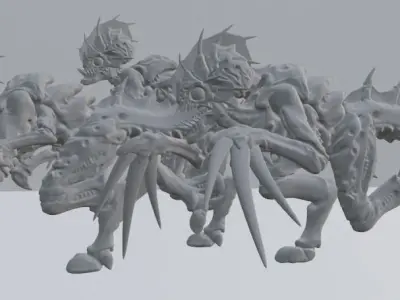 The Horde of Gaunt Xenos 3D print model