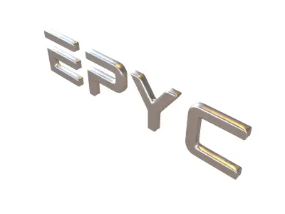 EPYC Logo V2 002 Free low-poly 3D model
