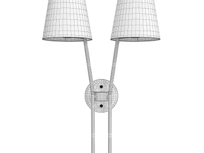 Asto Wall Sconce Low-poly 3D model